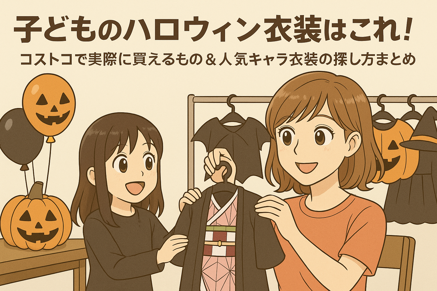 子どものハロウィン衣装はこれ！コストコで実際に買えるもの＆人気 